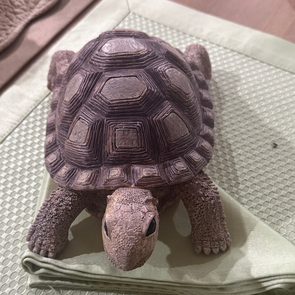 Decorative Resin Turtle Statue - Brown Accent Home Design